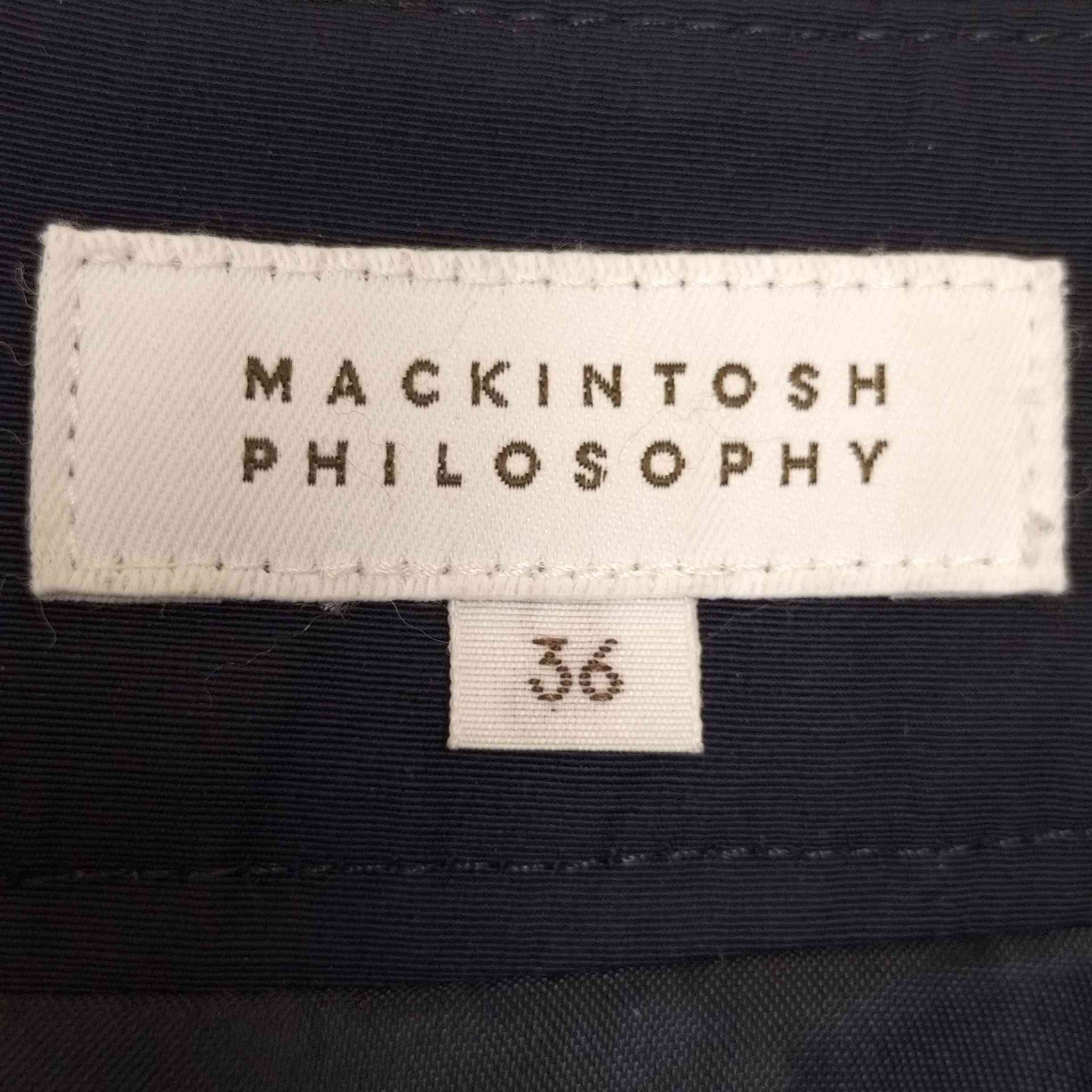 MACKINTOSH PHILOSOPHY(マッキントッシュフィロソフィー)タックナイロンスカート