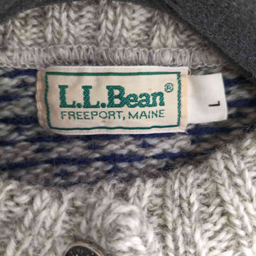 L.L.Bean(エルエルビーン)70-80s MADE IN USA バーズアイニットカーディガン