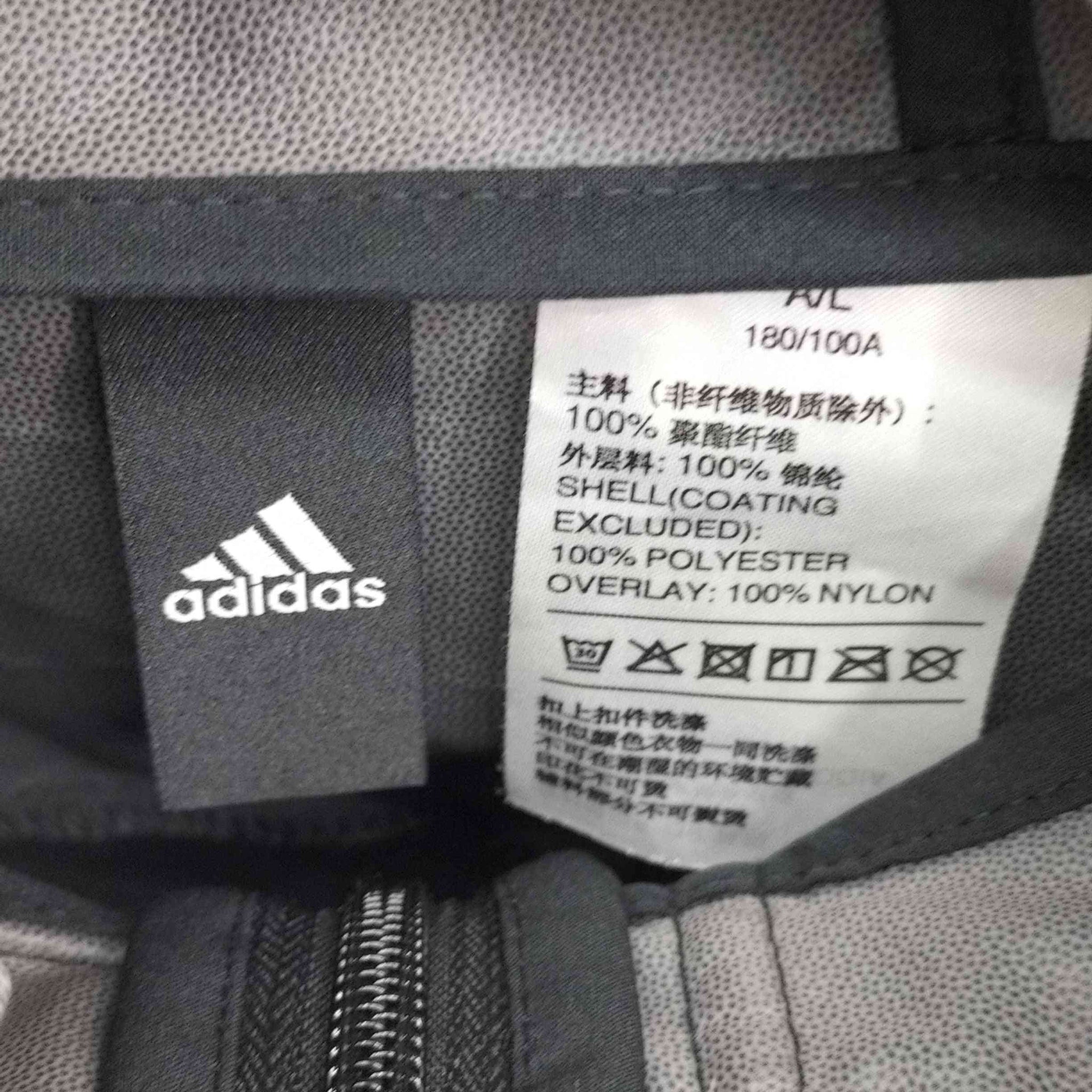 adidas(アディダス)ポリ地ジップアップジャケット