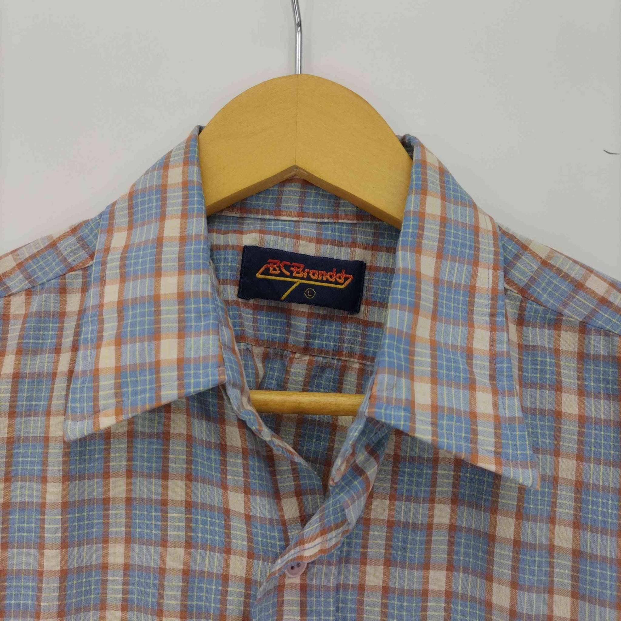 Sears(シアーズ)70-80S BC BRANDD ダブルポケット S/S レギュラーカラー シャツ