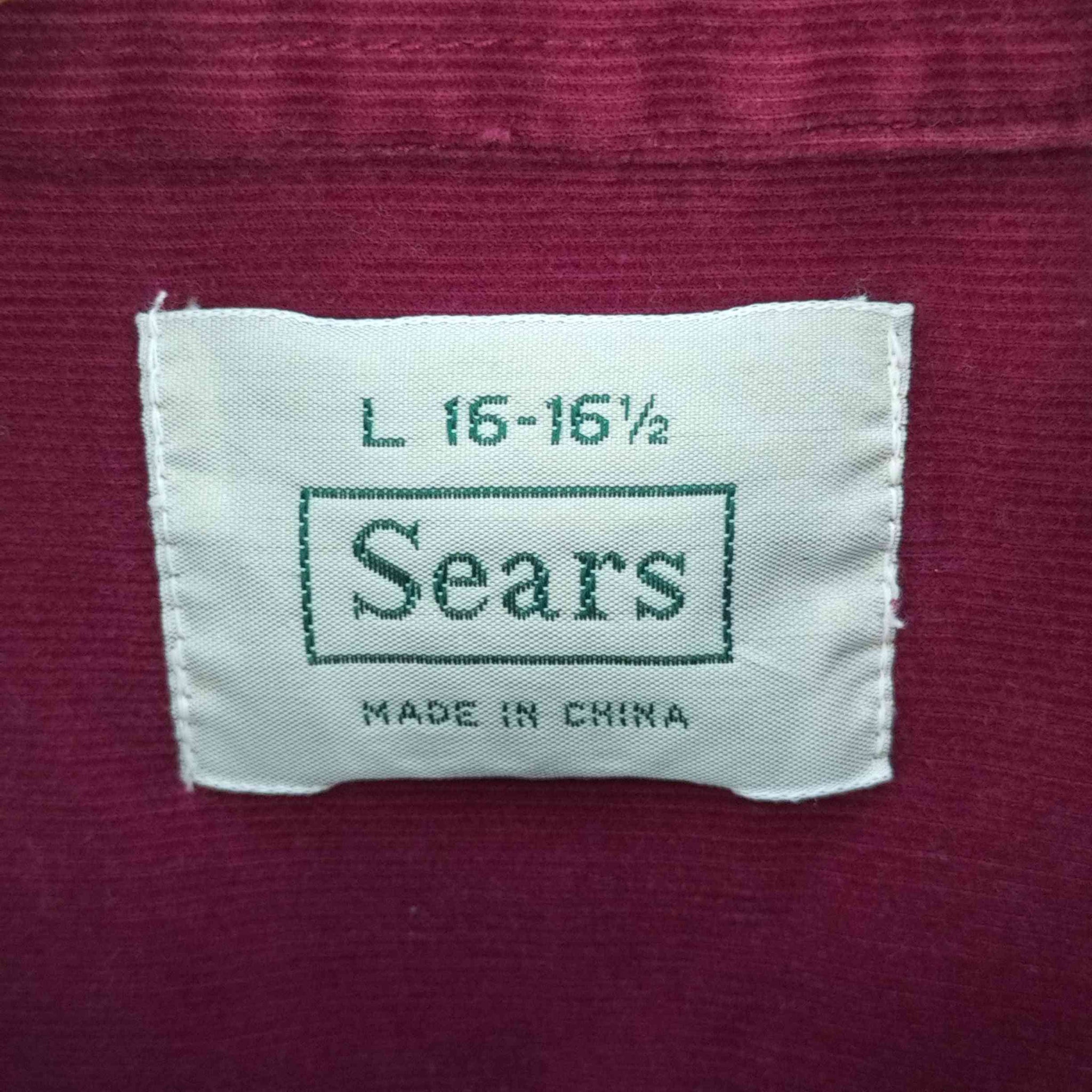Sears(シアーズ)レギュラーカラー コーデュロイシャツ
