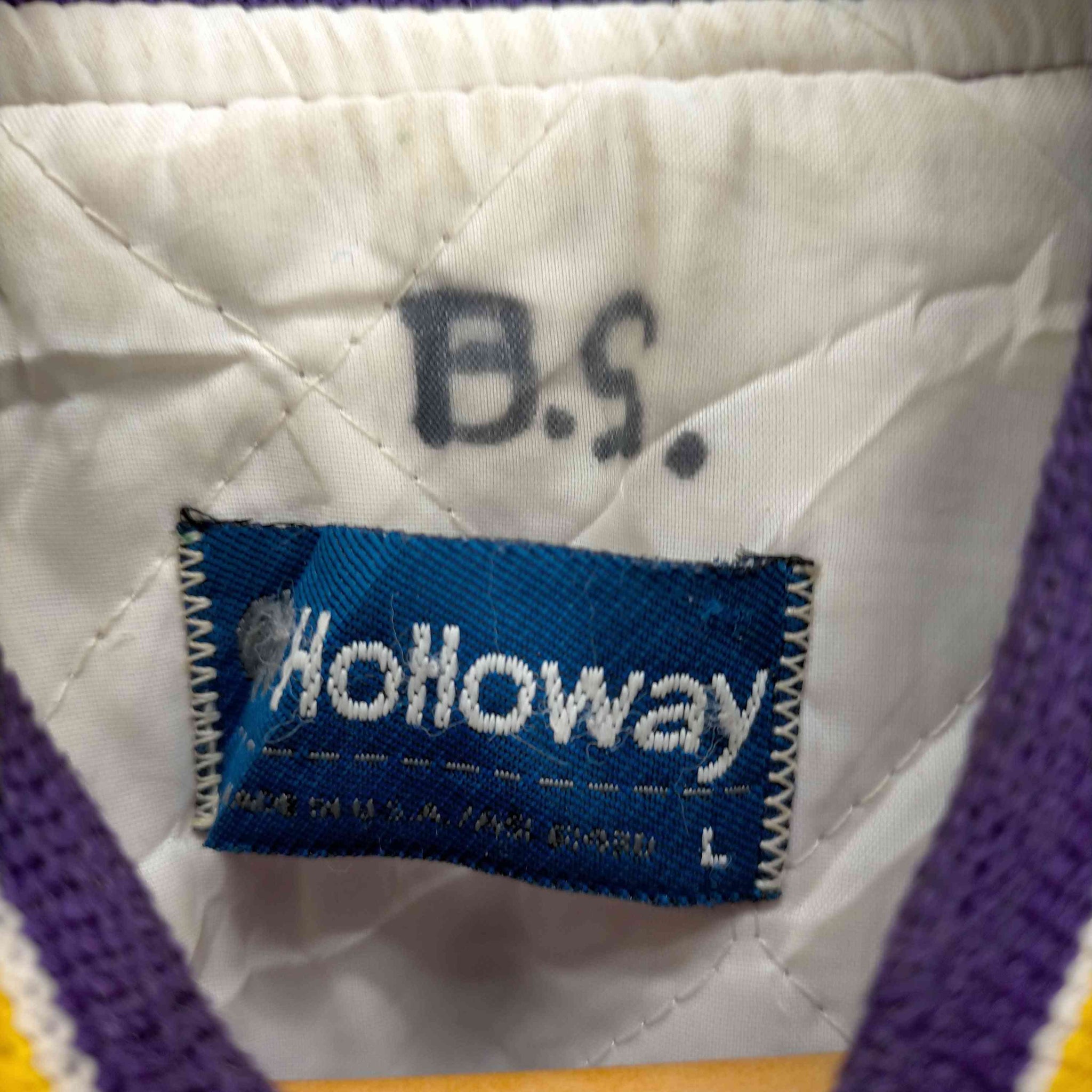 HOLLOWAY(ホロウェイ)70～80s USA製 カレッジロゴ  チームカラースタジャン