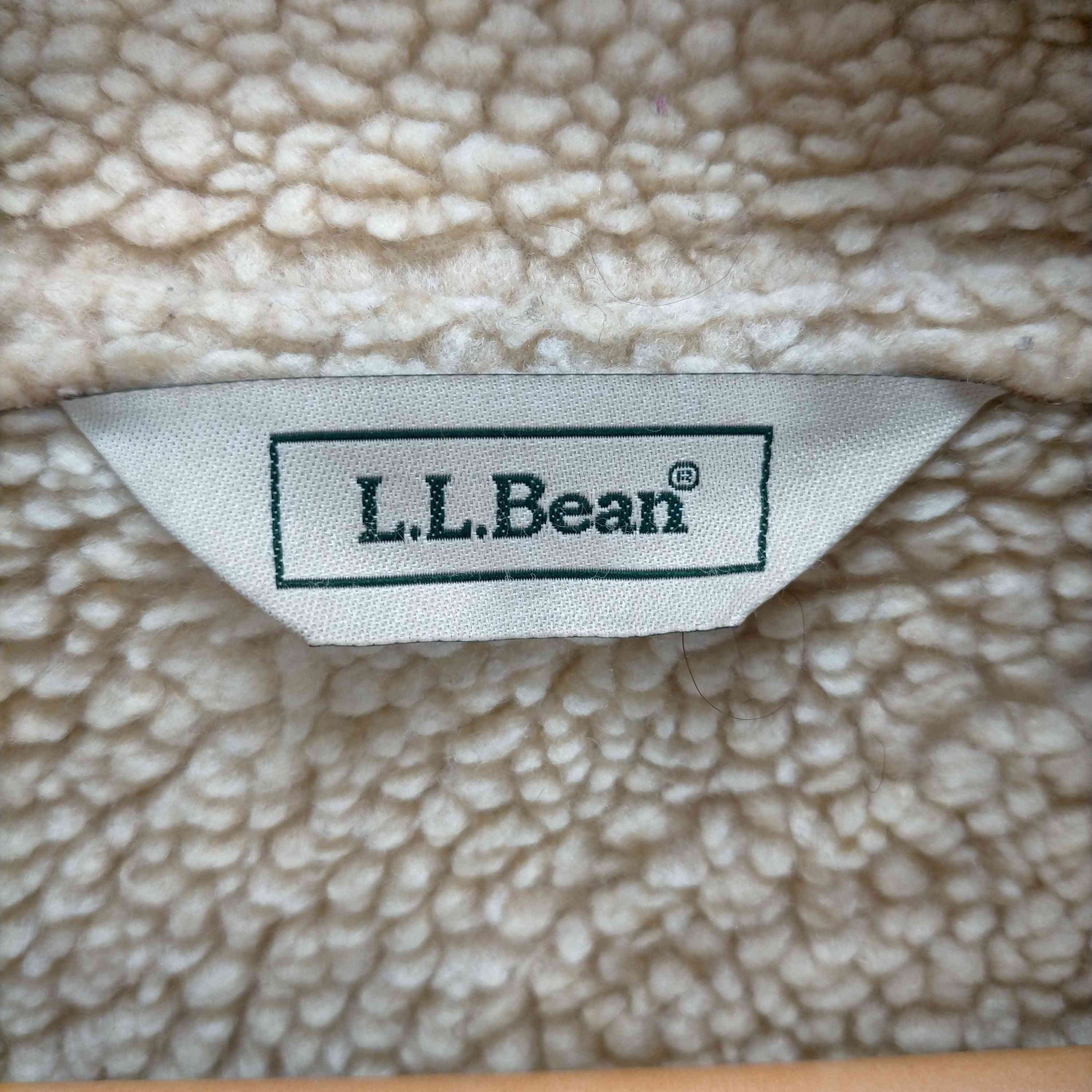 L.L.Bean(エルエルビーン)00S スタンドカラー 裏ボア フェイクムートンコート