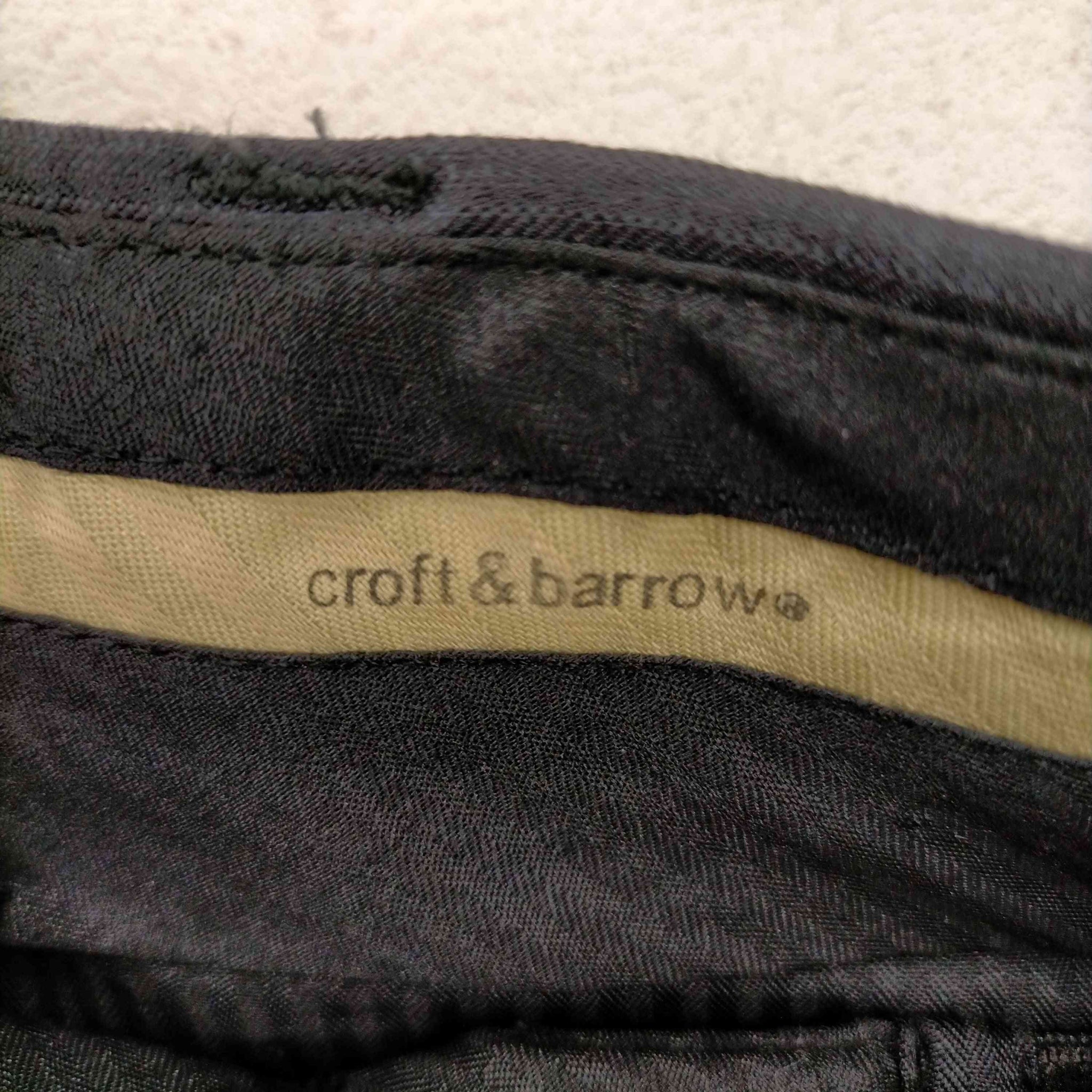 Croft&Barrow(クラフトアンドバロー)チェック柄 ワイドスラックス