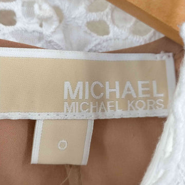 Michael Michael Kors(マイケルマイケルコース)Cotton Eyelet Cropped Top Cotton Eyelet Midi Skirt セットアップ