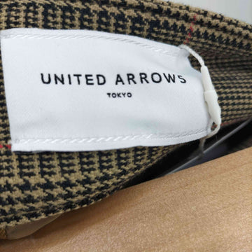 UNITED ARROWS(ユナイテッドアローズ)ウール混 チェック柄 ロング タイト スカート