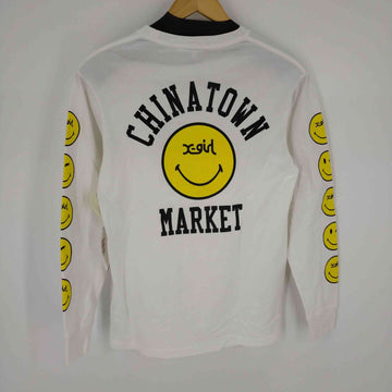 X-girl(エックスガール)CHINATOWN MARKET WINKY L/S TEE