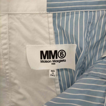 MM6 Maison Margiela(エムエムシックス メゾンマルジェラ)イタリア製ストライプ柄ドッキングスカート