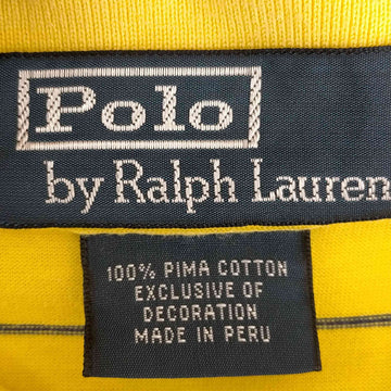 Polo by RALPH LAUREN(ポロバイラルフローレン)ペルー製 ポニー刺繍 ピマコットン ボーダーポロシャツ