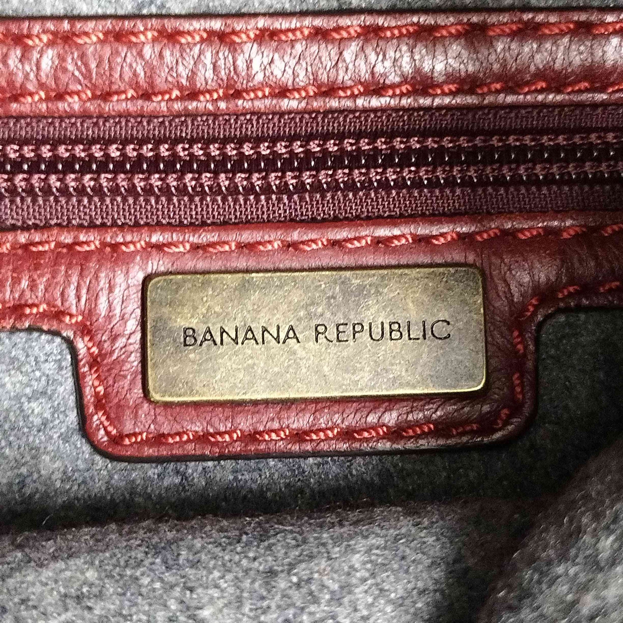 BANANA REPUBLIC(バナナリパブリック)00s カウレザー ショルダーバッグ メッセンジャーバッグ