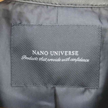 nano universe(ナノユニバース)フェイクレザーシングルライダースジャケット