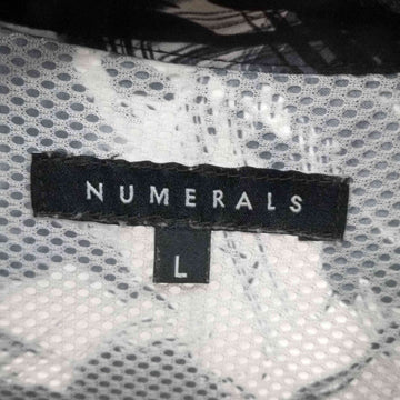 NUMERALS(ヌメラルズ)総柄 フィッシング S/Sシャツ