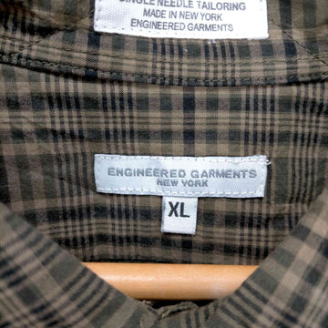 Engineered Garments(エンジニアードガーメンツ)single needle tailoring オックスフォードチェックシャツ