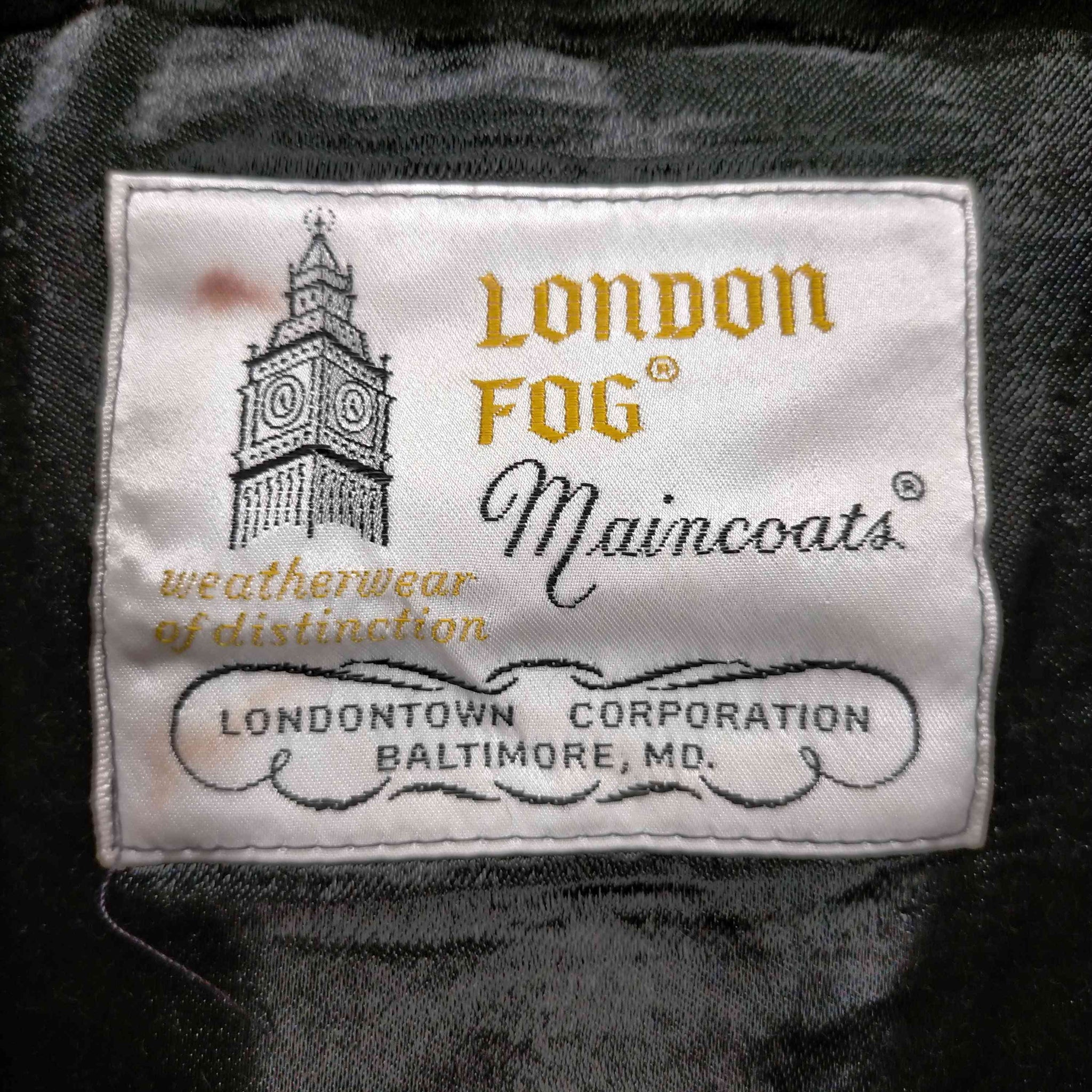 LONDON FOG(ロンドンフォグ)70～80S ボアライナー付きシングルトレンチコート