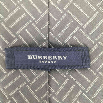 BURBERRY LONDON(バーバリーロンドン)ロゴ 総柄 モノグラム シルク ネクタイ