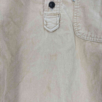 Levis(リーバイス)香港製 白タブ コーデュロイ ハーフボタンプルオーバーシャツ