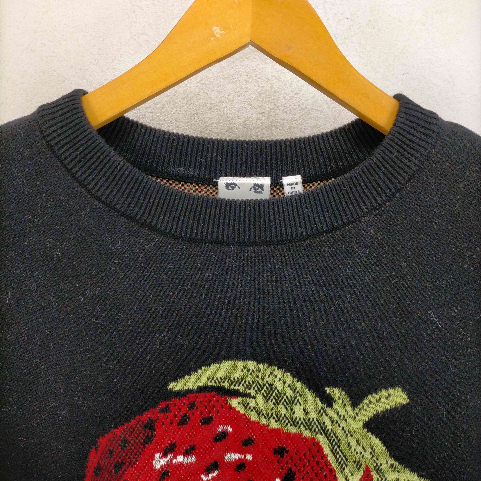 X-girl(エックスガール)STRAWBERRY KNIT TOP