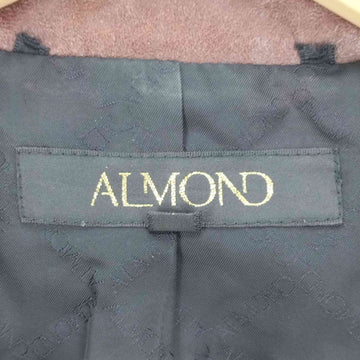 ALMOND(アーモンド)ボタンストーン レザー 2B テーラードジャケット