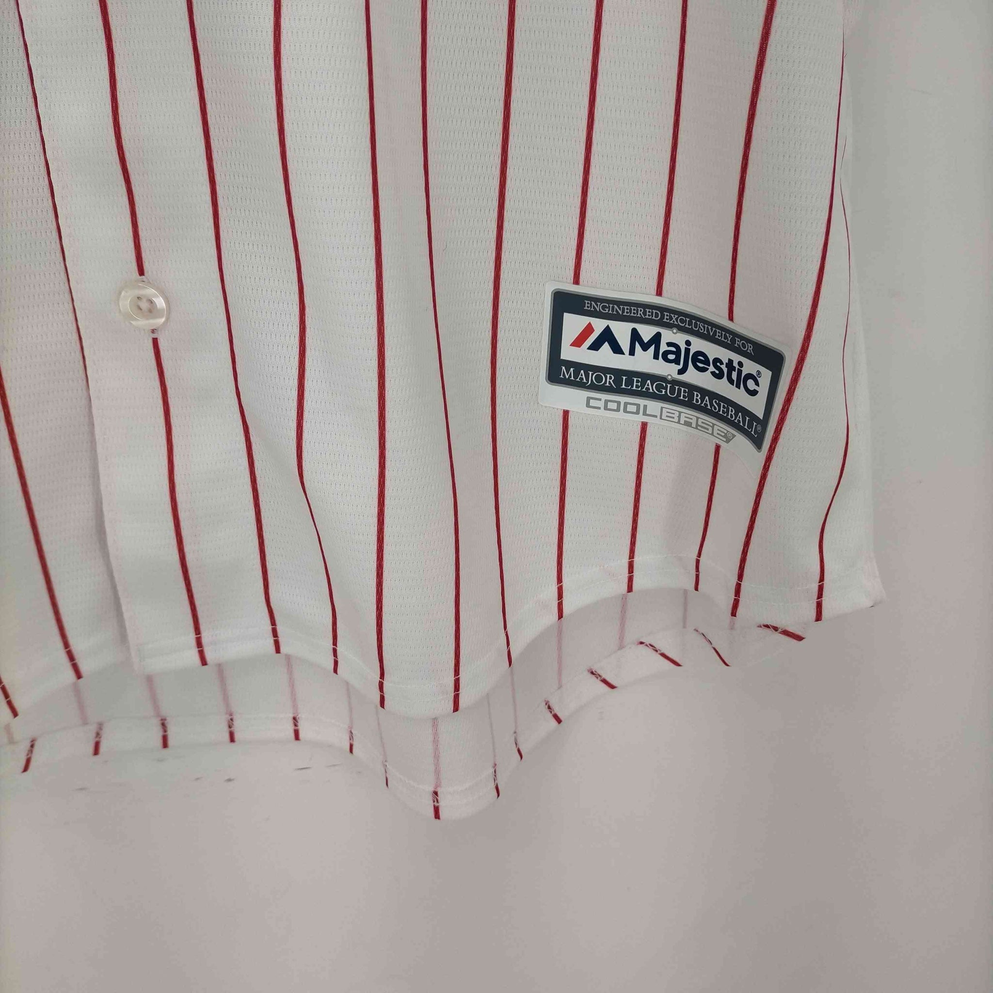 MAJESTIC(マジェスティック)MLB Phillies ベースボールシャツ