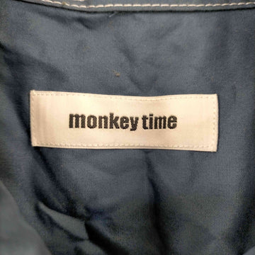 MONKEY TIME(モンキータイム)BROAD WIDE W CUF white STITCH シャツ