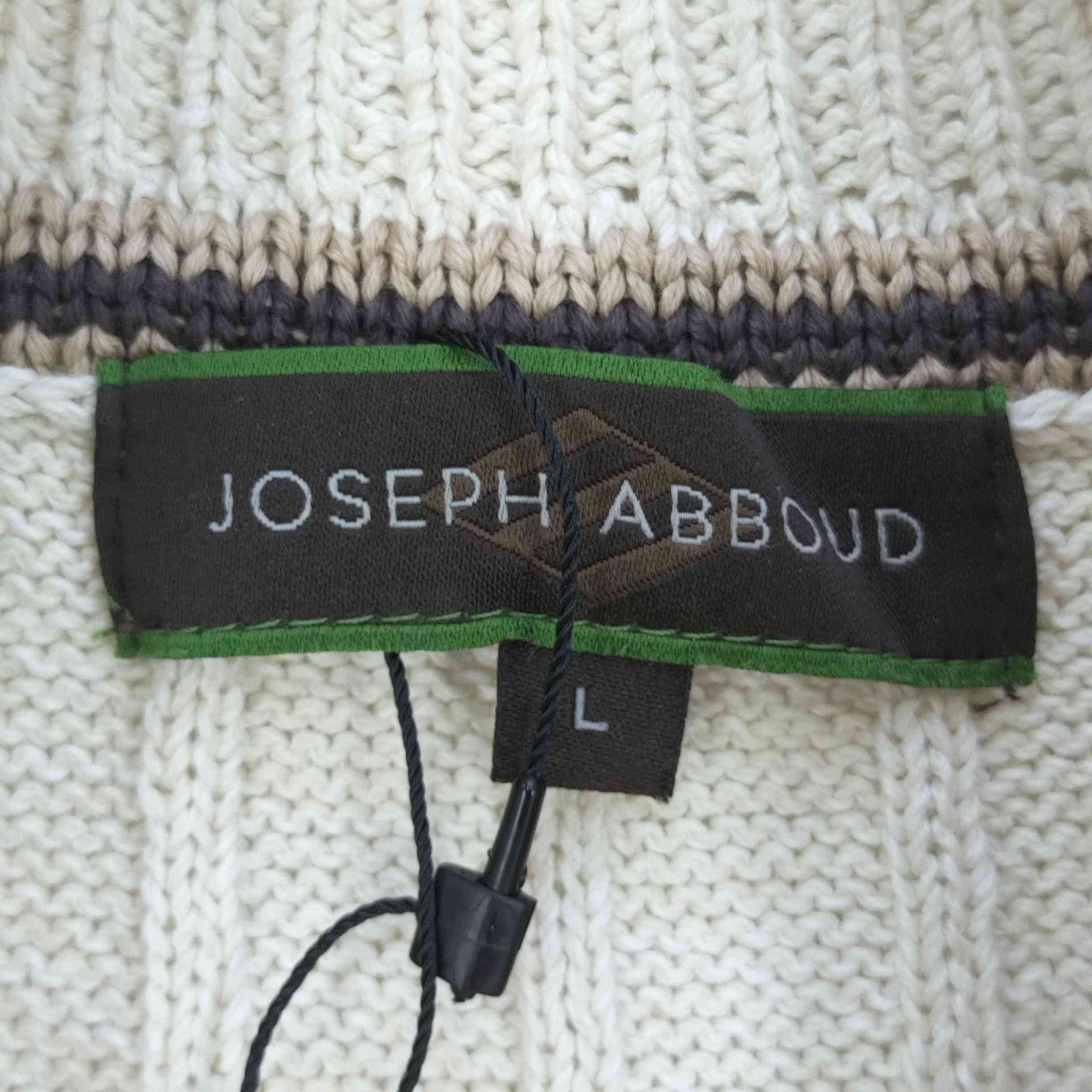 JOSEPH ABBOUD(ジョセフアボード)スナップボタン コットンニットカーディガン