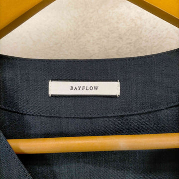 BAYFLOW(ベイフロー)ノーカラーシャツ