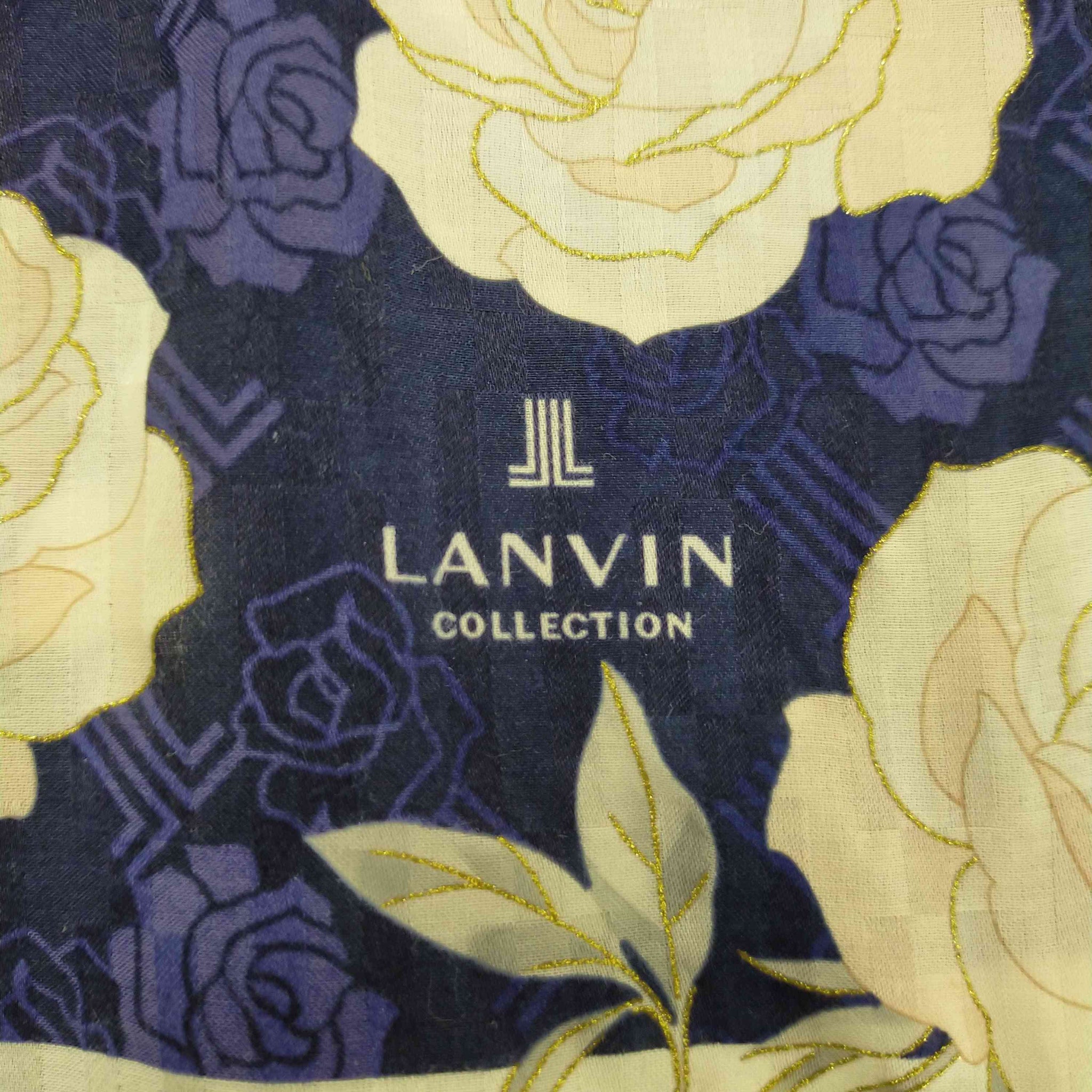 LANVIN en Bleu(ランバンオンブルー)花柄スカーフ