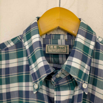 L.L.Bean(エルエルビーン)USA製 ブロックチェック BDシャツ