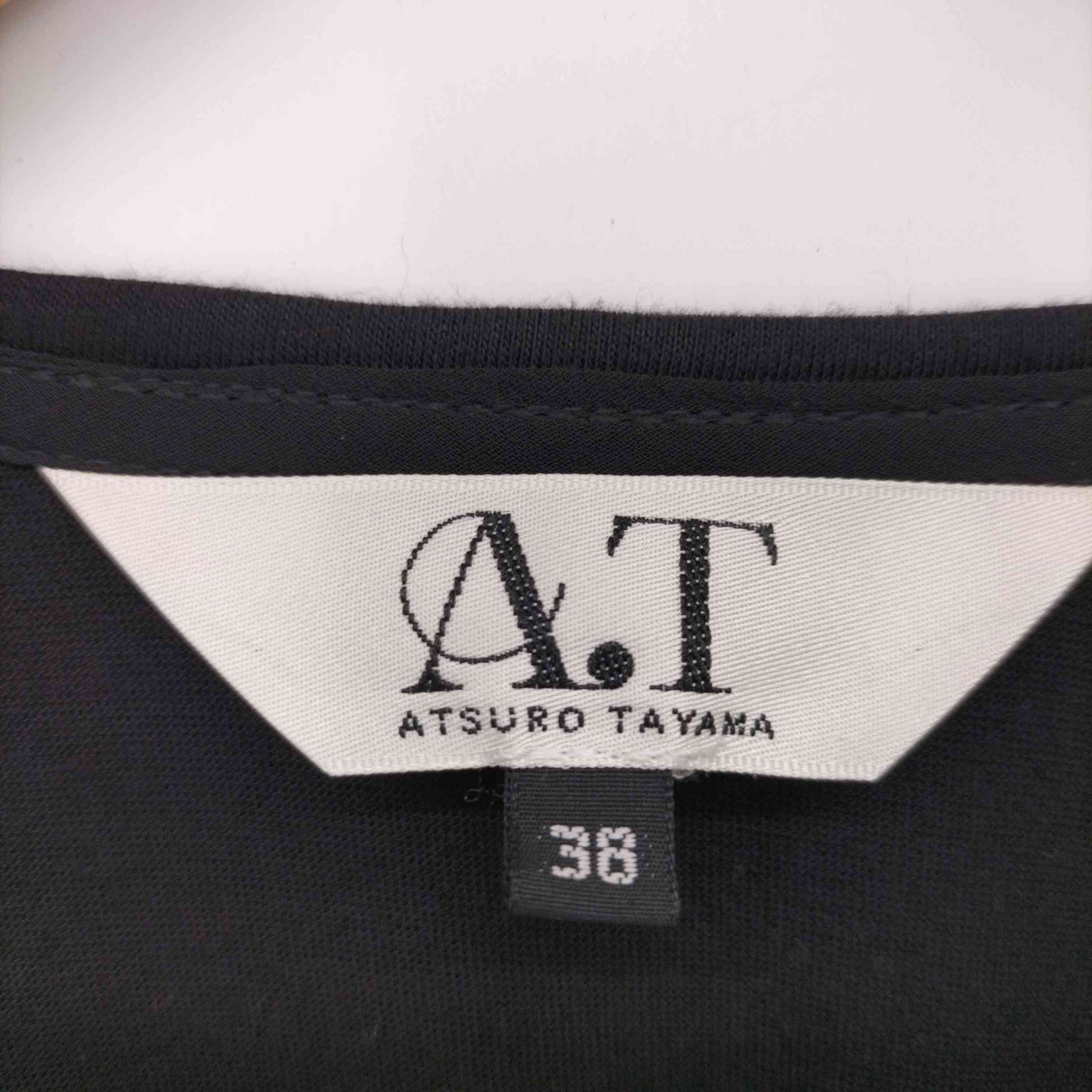 A.T ATSURO TAYAMA(エーティーアツロウタヤマ)ノースリーブレイヤードタンクトップ