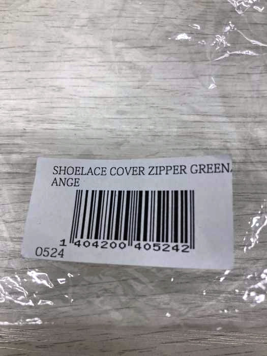 KICKSROCK(キックスロック)SHOELACE COVER ZIPPER GREEN ORANGE