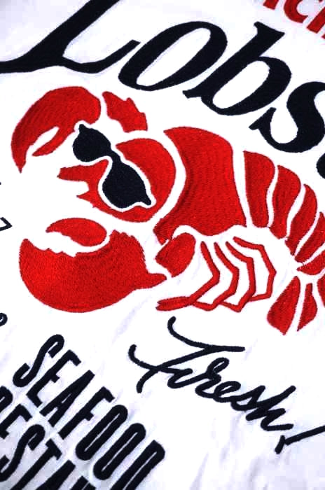 MAISON SPECIAL(メゾンスペシャル)Lobster 刺繍プライムオーバーロングスリーブTシャツ