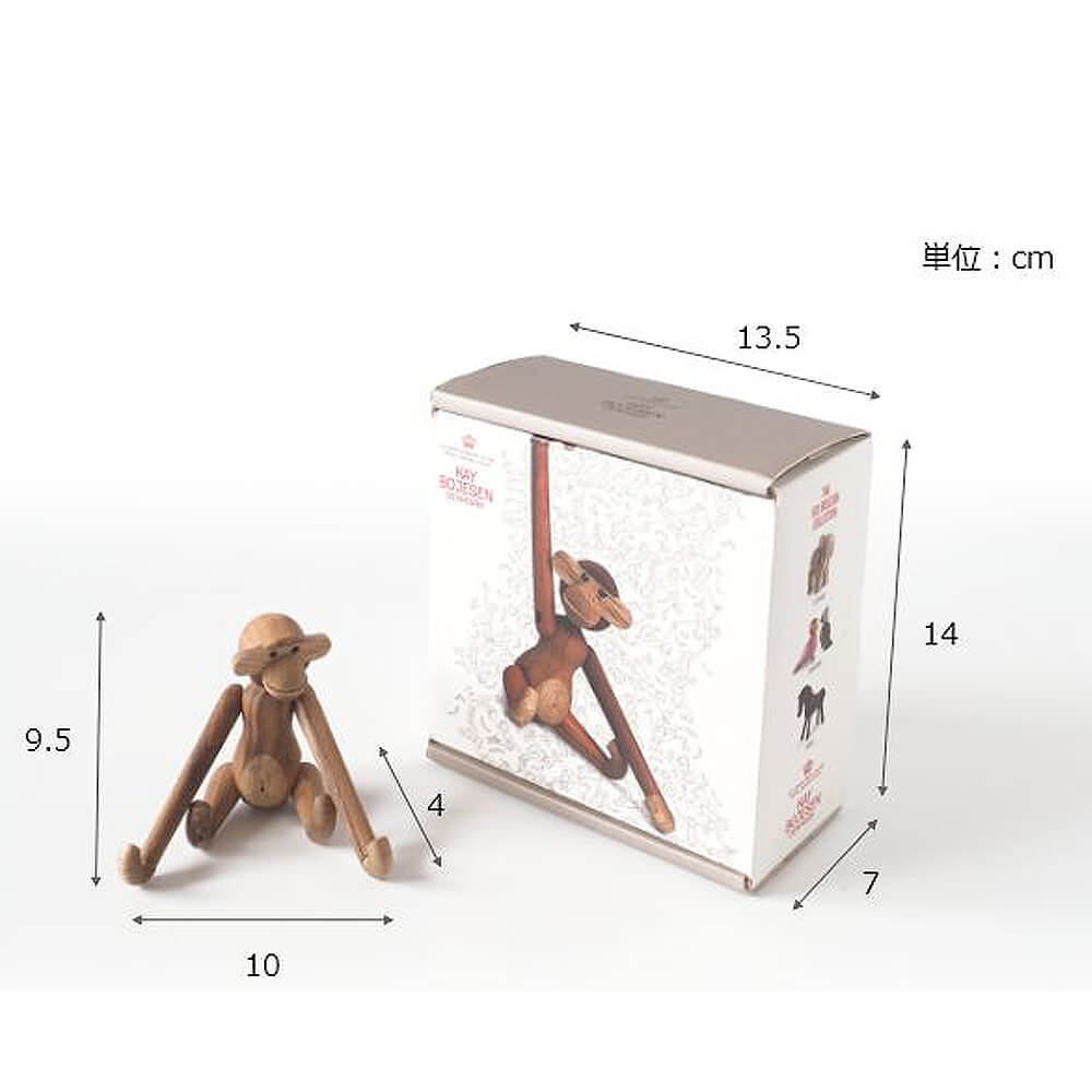 ＫＡＹ　ＢＯＪＥＳＥＮ　ＤＥＮＭＡＲＫ（カイ・ボイスン　デンマーク）　モンキーミニ【正規品】　カイ　ボイスン　モンキー　Ｋａｙ　Ｂｏｊｅｓｅｎ　Ｍｏｎｋｅｙ　木製　チーク材　猿　おもちゃ　人形　フィギュア　玩具　インテリア　おしゃれ　雑貨　可愛い　動物