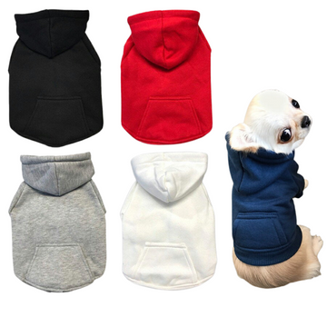 小型犬 防寒 綿100％ 高品質シンプル無地パーカー 犬 服 ペット服 ドッグウェア 新色登場