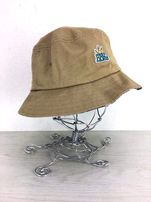 HUF(ハフ)リバーシブルバケットハット Crown Reversible Bucket Hat Camel 【中古】【ブランド古着バズストア】