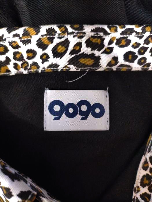 9090(ナインティナインティ)レオパード切替ワークシャツ 【中古】【ブランド古着バズストア】