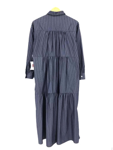 NINE(ナイン) Back Tiered Shirt Dress 【中古】【ブランド古着バズストア】