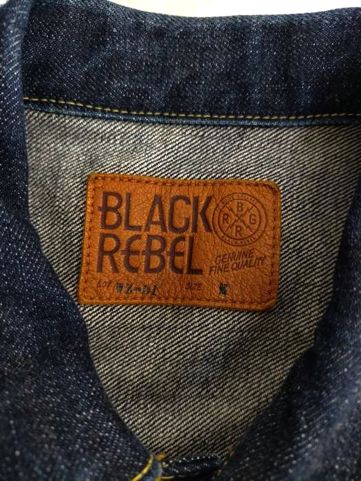 RUDE GALLERY BLACK REBEL(ルードギャラリーブラックレーベル)2ndデザインデニムジャケット 【中古】【ブランド古着バズストア】