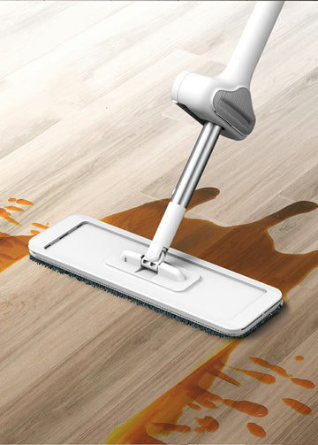 モップ フロアモップ 回転モップ 水拭きモップ モップ 360°回転 ぞうきんモップ 床保護 掃除用品 替えパッド3枚 丸洗い可能