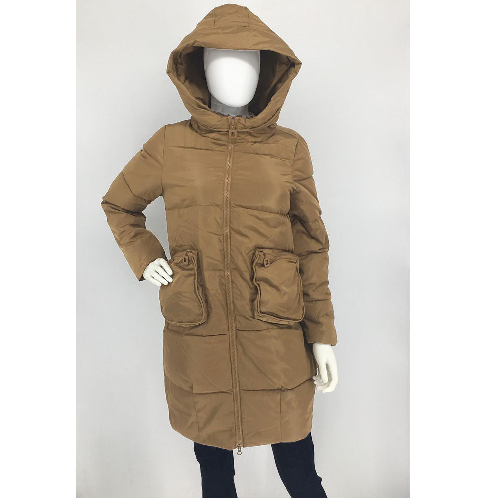 ダウンコート レディース ロングコート フード付きコート 軽い 暖かい コート