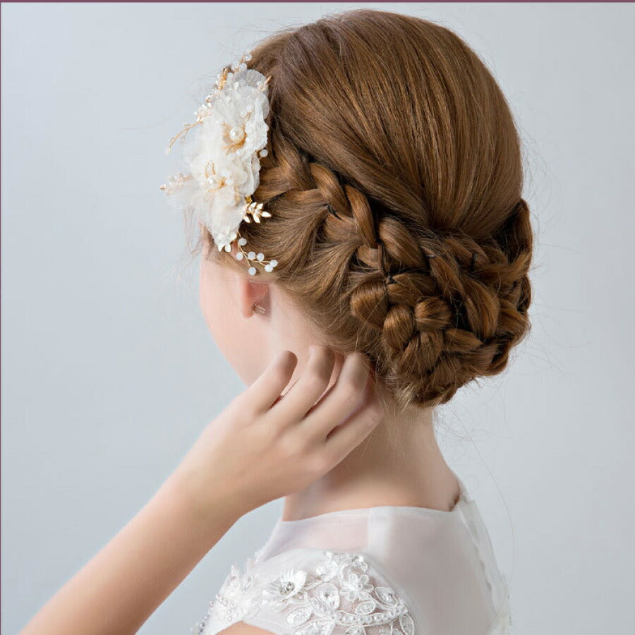 アクセサリー ヘアアクセサリー 髪飾り ピアノ 卒業式 発表会 女の子 結婚式 ブライダル フォーマル 撮影