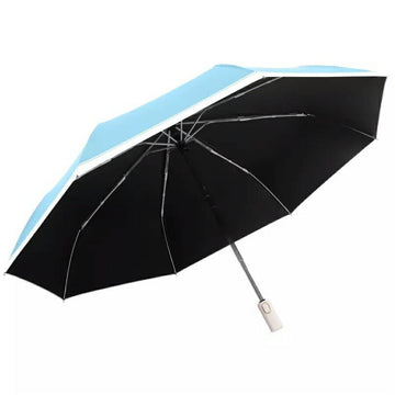持ち手白折りたたみ傘軽量コンパクト自動軽い8本骨晴雨兼用日傘紫外線対策かわいい面白い紫外線対策