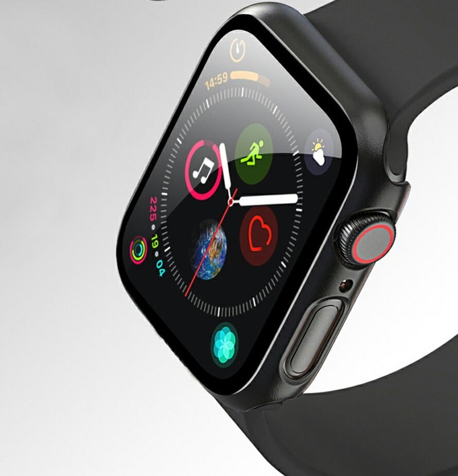Apple Watch 用ケース アップルウォッチ保護ケース ガラスフィルム 一体型