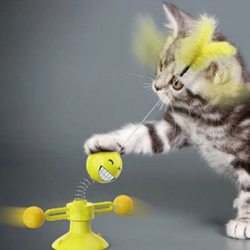 猫おもちゃ猫じゃらし2パターン運動不足ストレス発散吸盤ポイント消化送料無料
