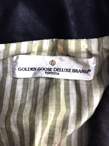 golden goose deluxe brand(ゴールデン グース デラックス ブランド)ダブルライダースジャケット 【中古】【ブランド古着バズストア】