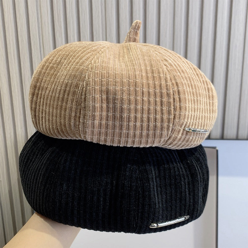 ベレー帽 帽子 レディース かぼちゃ帽
