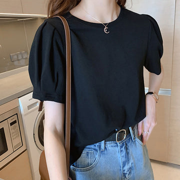Tシャツ レディーストップス 半袖 カットソー 韓国ファッション カジュアル