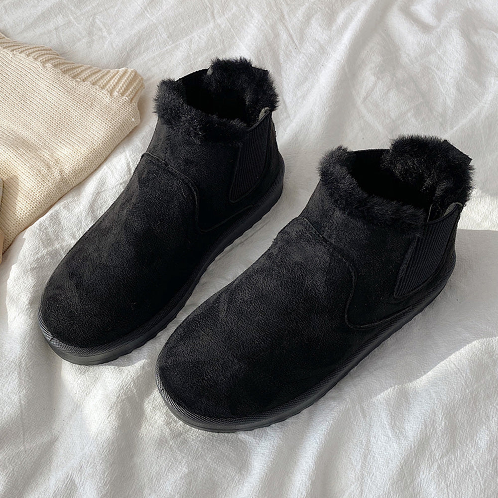 ムートンブーツ ブーツ モカシン 冬靴 レディース 裏起毛 暖かい もこもこ 痛くない 人気 防寒