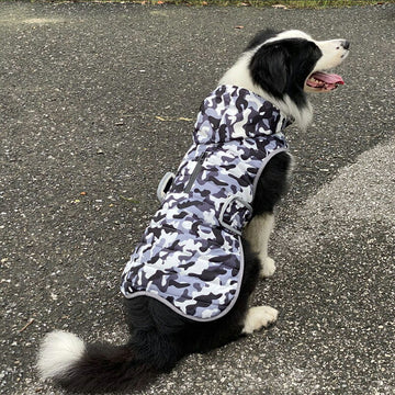 犬服 ブランド かわいい 防寒 PETFiND 犬 犬の服 秋冬 フード付き袖なし迷彩ベスト 小型 中型