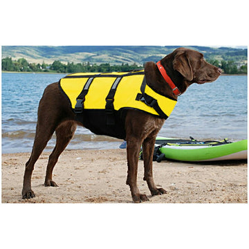 新作 PETFiND 犬用ライフジャケット ライフベスト 小型犬 中型犬 大型犬 ライフジャケット 2カラー 蛍光 浮き輪 マジックテープ  浮き輪 海や川の水遊びに  事故防止 プール リハビリ 救命胴衣