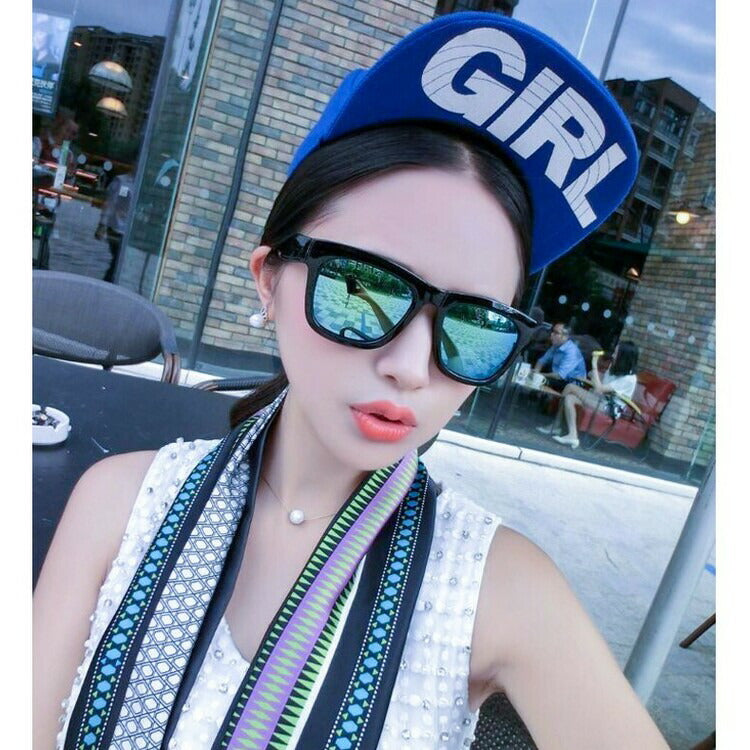 サングラス メガネ 眼鏡 木製 フレーム 韓国 青 ブルー 夏 男 メンズ 女 通販